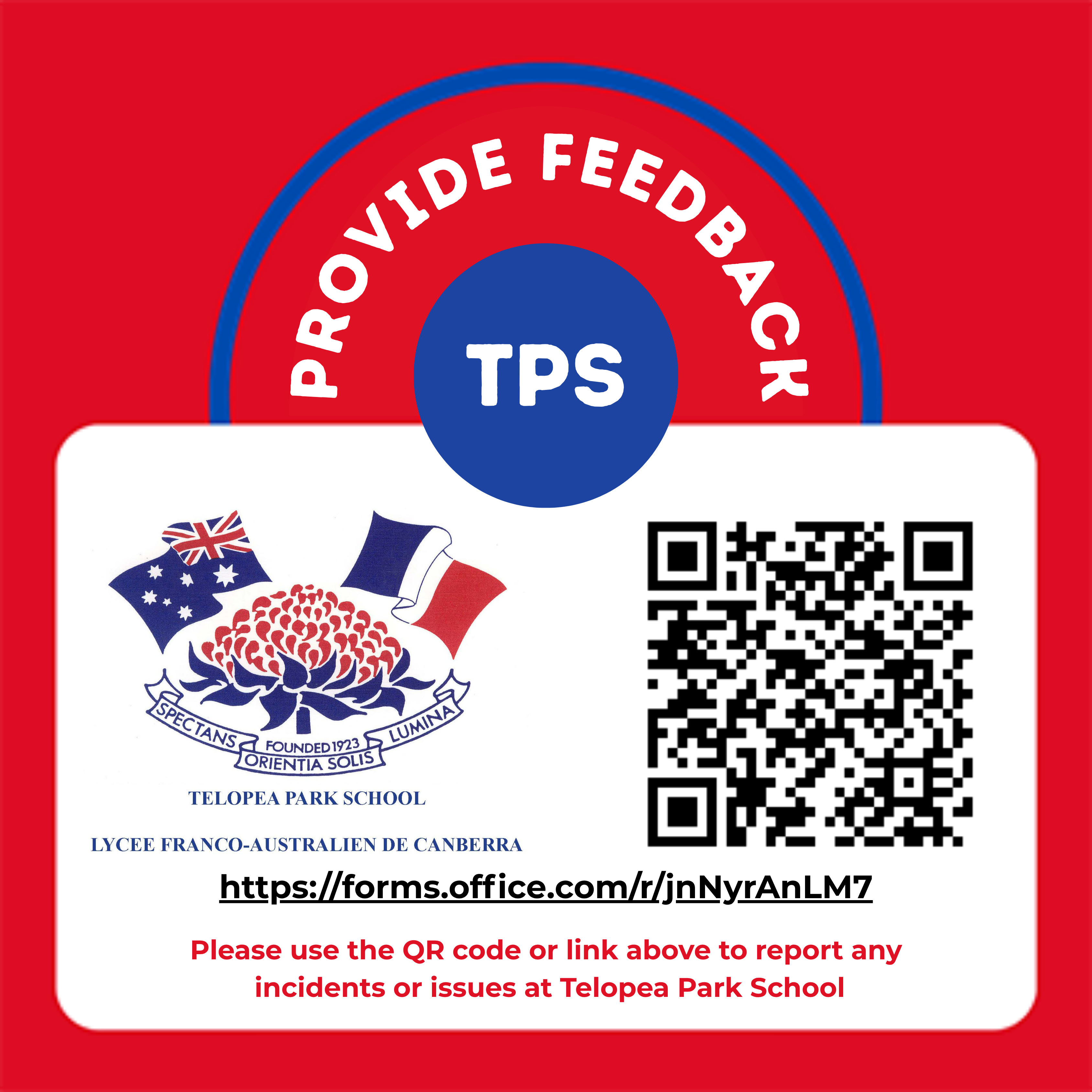 TLPS Feedback Form